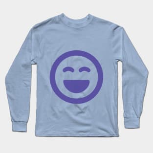Laughing emoji designs Long Sleeve T-Shirt